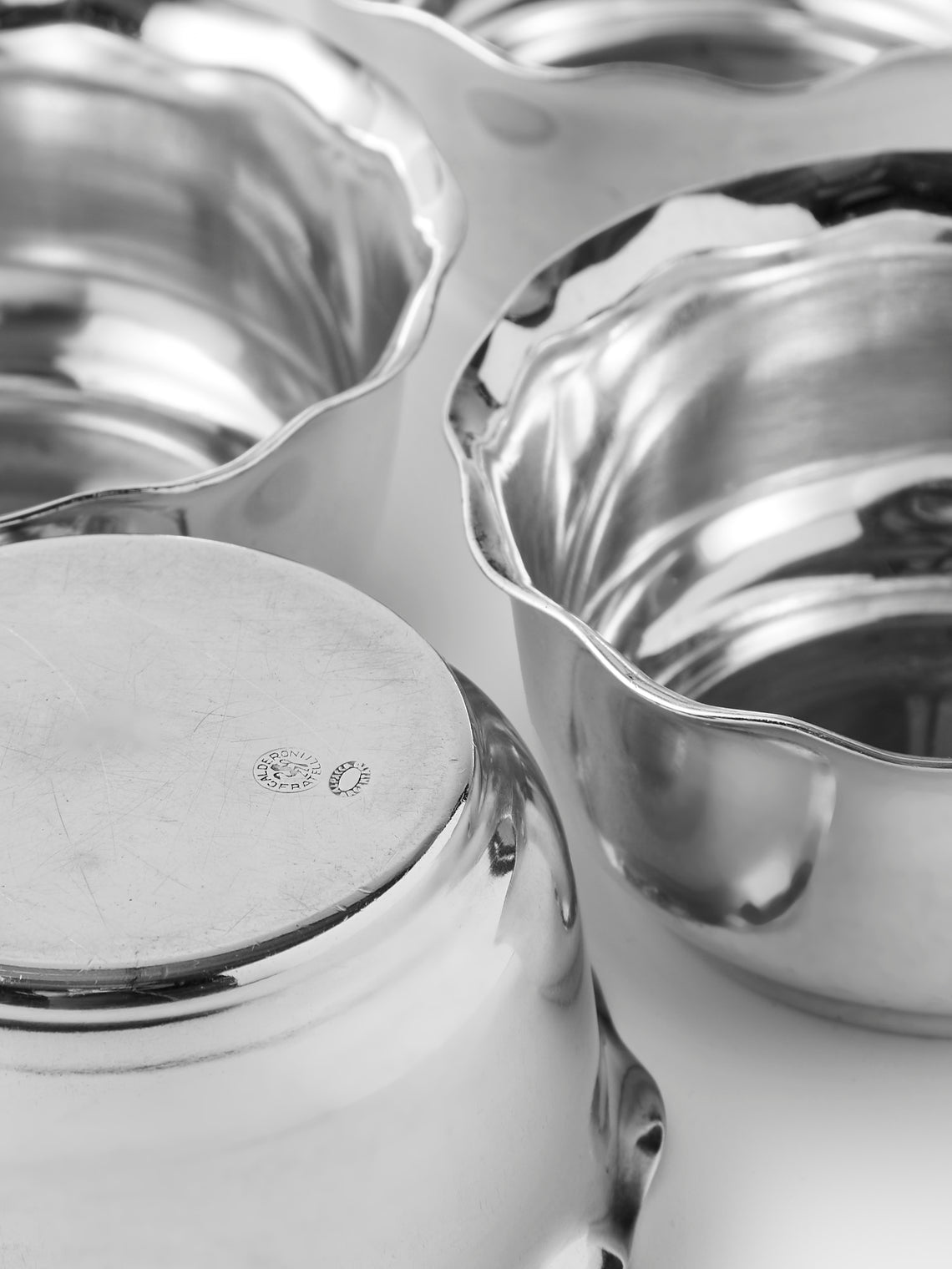 Antique and Vintage - 1954 Gio Ponti Silver-Plated Dishes (Set of 6) - Silver - ABASK