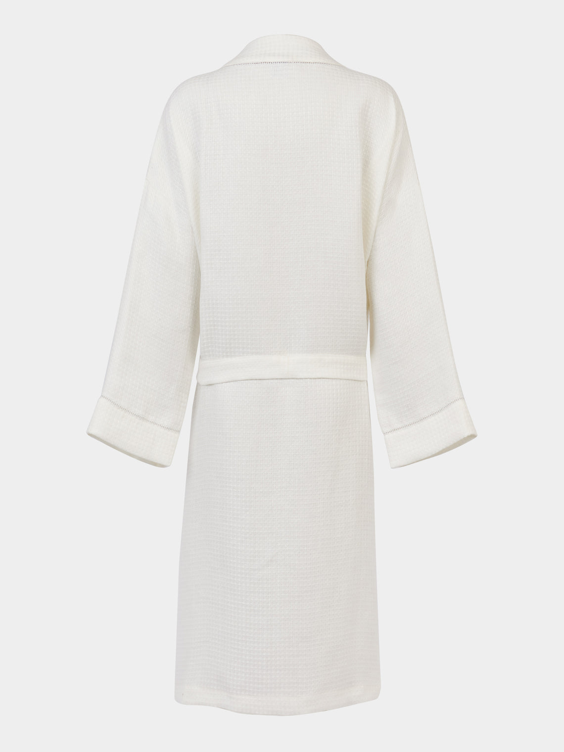 Volga Linen - Liège Hem-Stitch Linen Robe -  - ABASK
