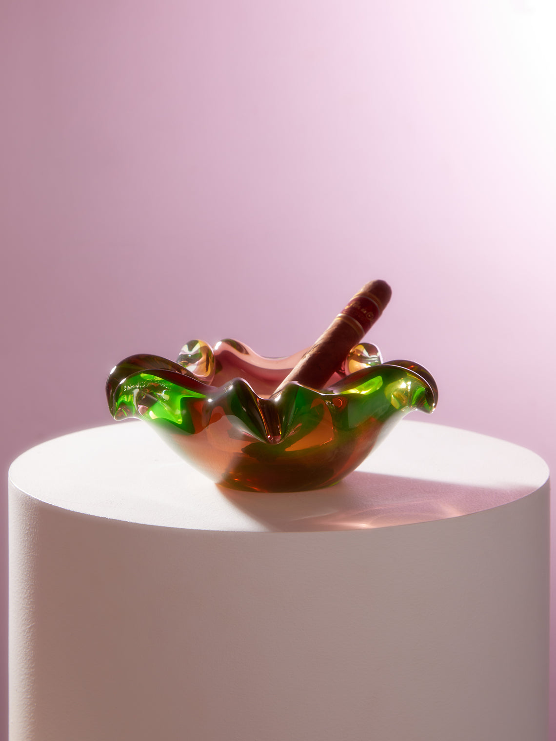 Antique and Vintage - 1940s Murano Glass Ashtray -  - ABASK