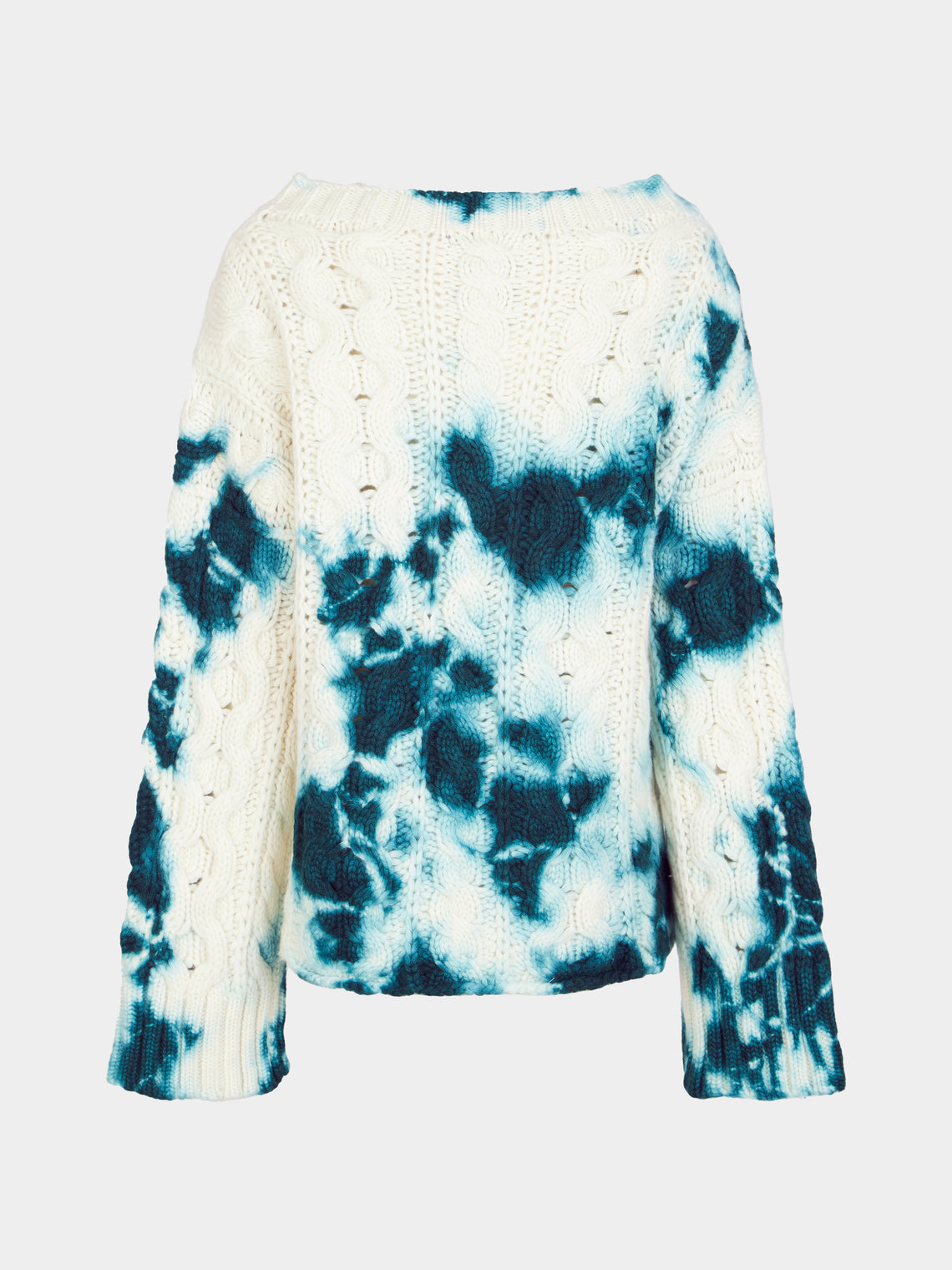 Suzusan - Shibori Chunky Cashmere Sweater  | Size: S - Cream - ABASK