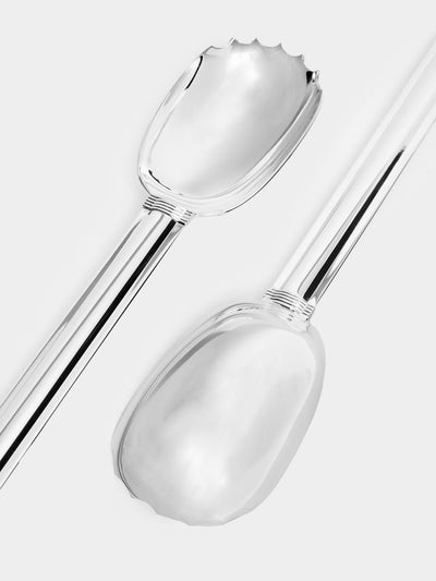 Puiforcat - Cannes Sterling Silver Salad Servers (Set of 2) -  - ABASK - 