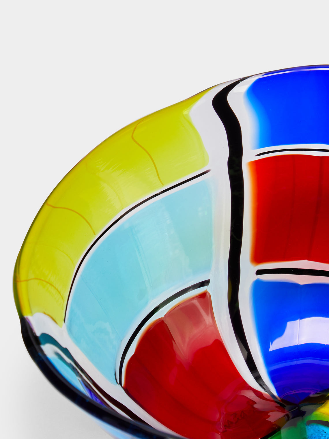F&M Ballarin - Carnevale Hand-Blown Murano Glass Small Bowls (Set of 2) -  - ABASK