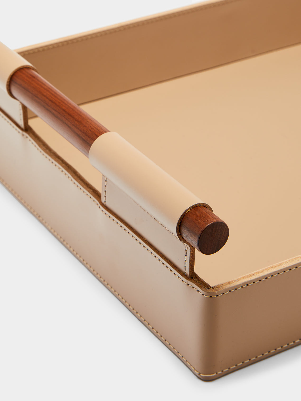 Rabitti 1969 - Sorrento Leather Large Tray -  - ABASK