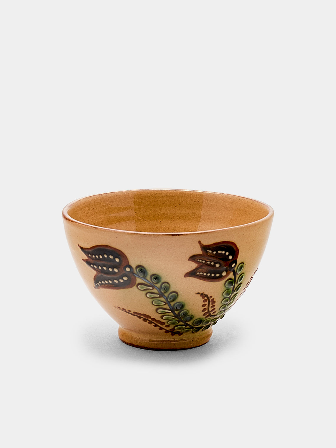 Poterie d’Évires - Flowers Hand-Painted Ceramic Petit Bowls (Set of 6) - Cream - ABASK
