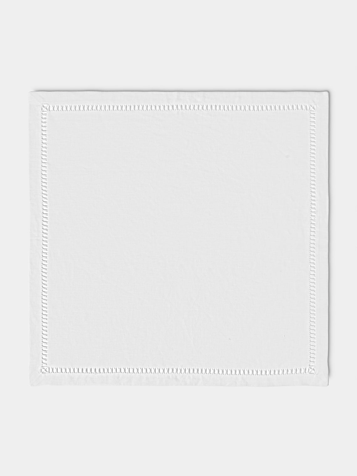 Los Encajeros - Tokyo Linen Napkins (Set of 4) - White - ABASK