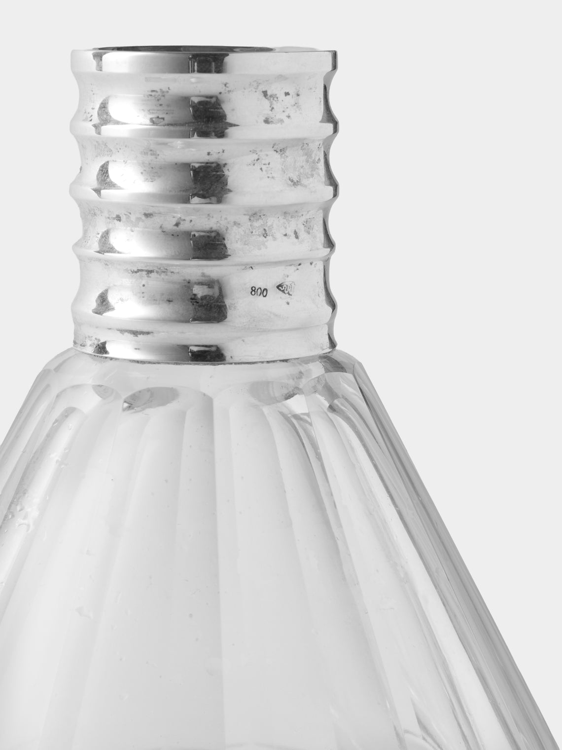 Antique and Vintage - 1933 Art Deco Milanese Miracoli Crystal Decanter - Clear - ABASK