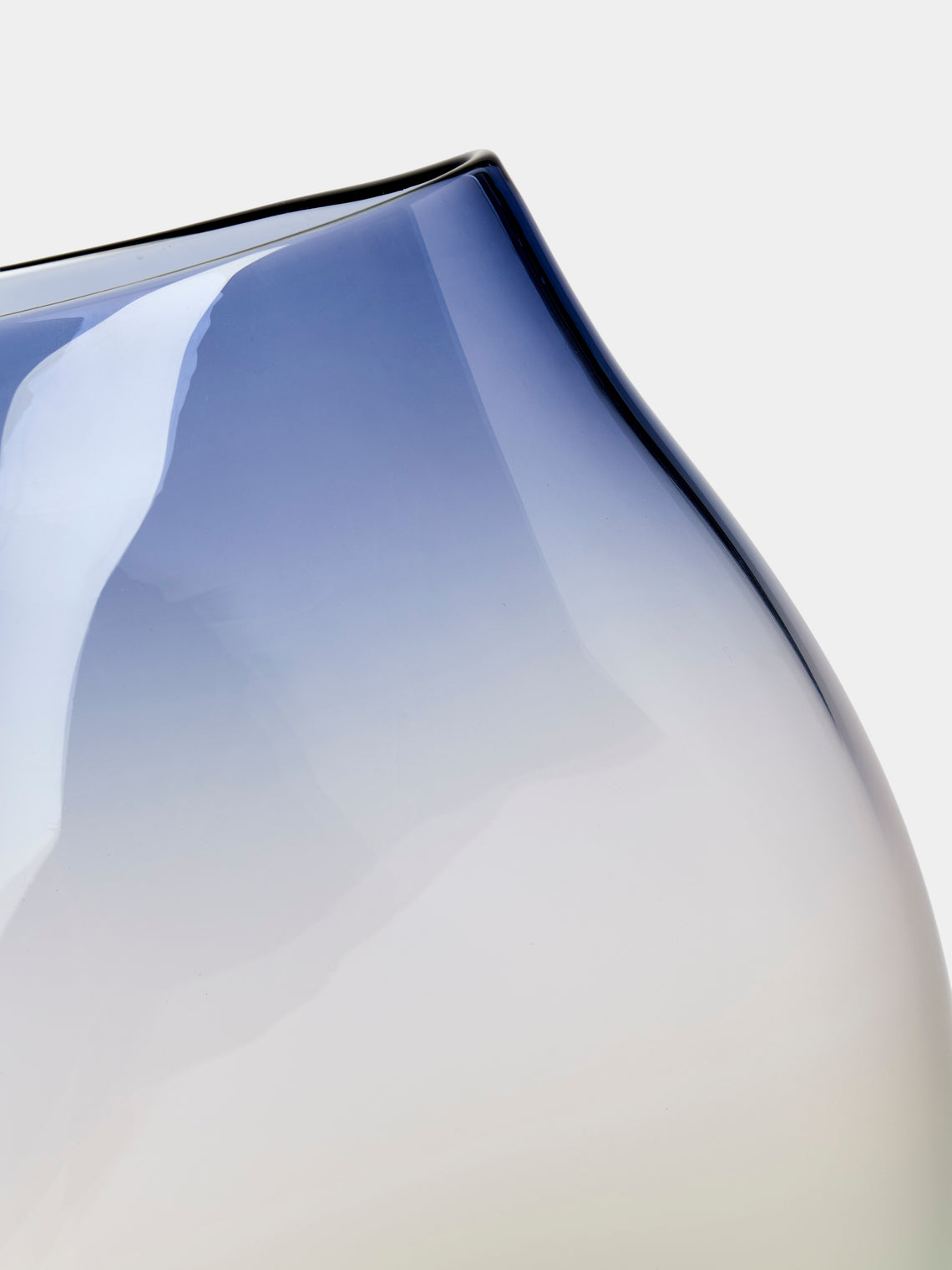 Michele Oberdieck - Ostfriesia Distraction II Hand-Blown Glass Bowl - Blue - ABASK