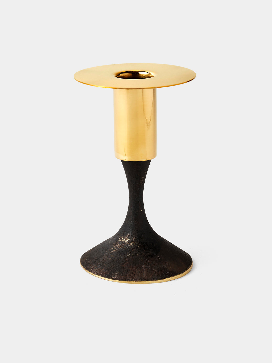Carl Auböck - Brass Candle Holders (Set of 2) - Black - ABASK