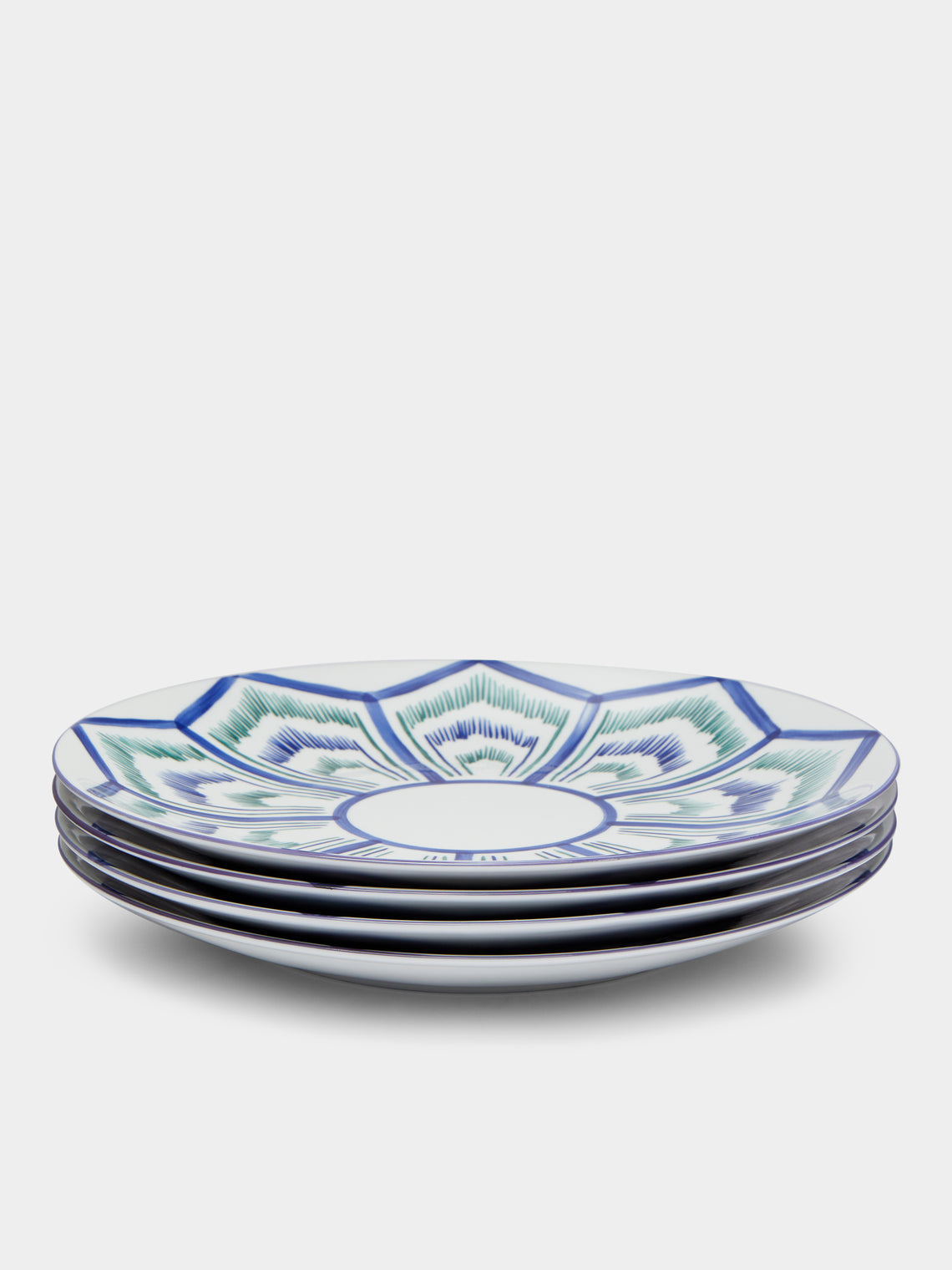 Molecot - Mallorca Porcelain Dinner Plates (Set of 4) -  - ABASK