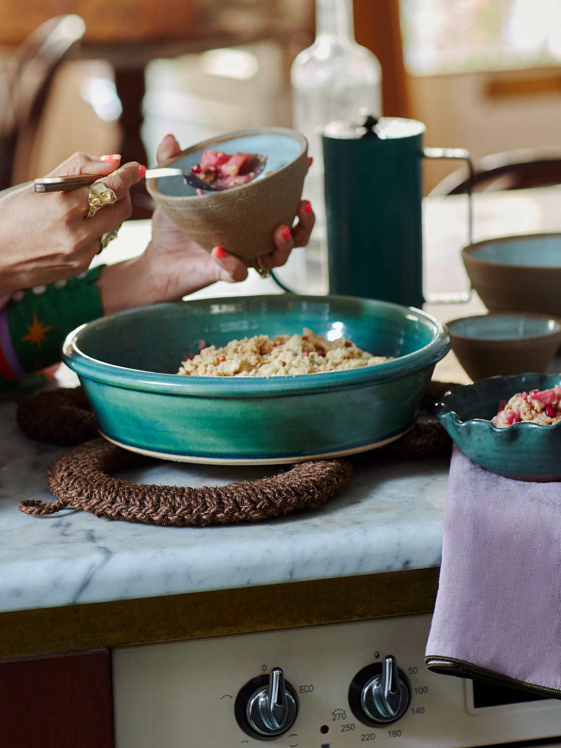 Arwyn Jones - Stoneware Large Serving Dish -  - ABASK