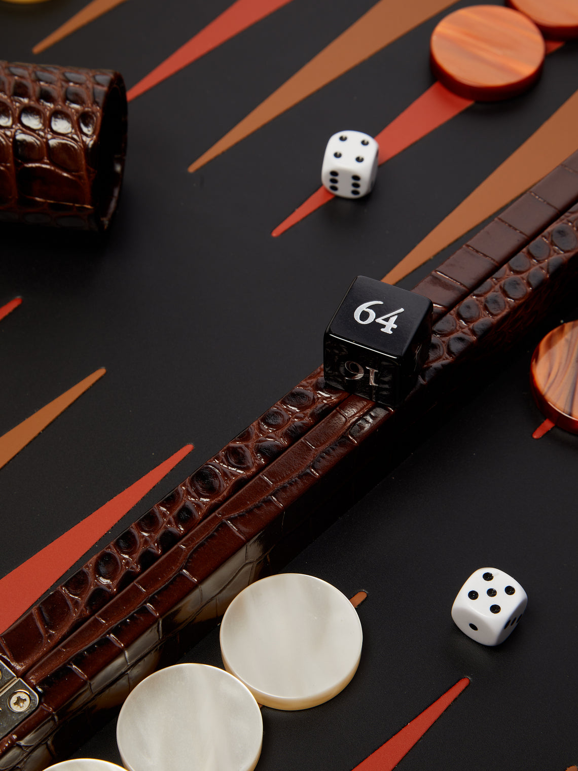 Renzo Romagnoli - Leather Backgammon Case -  - ABASK