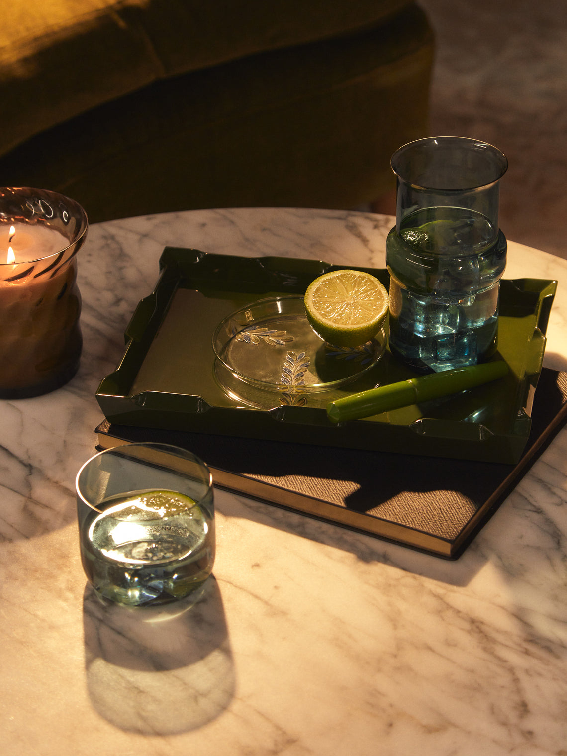 The Lacquer Company - Denston Lacquered Small Tray -  - ABASK