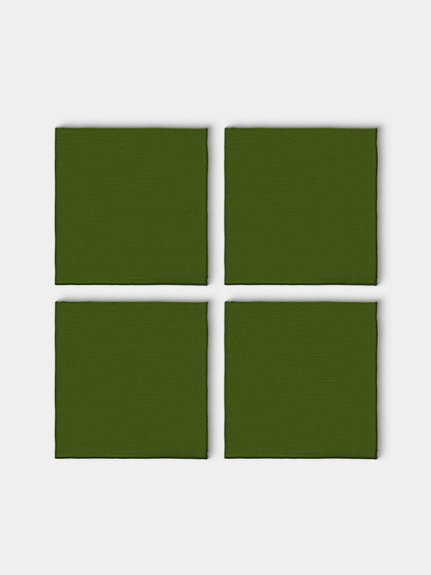 Borgo delle Tovaglie - Filo Linen Extra Large Napkins (Set of 4) - Green - ABASK - 