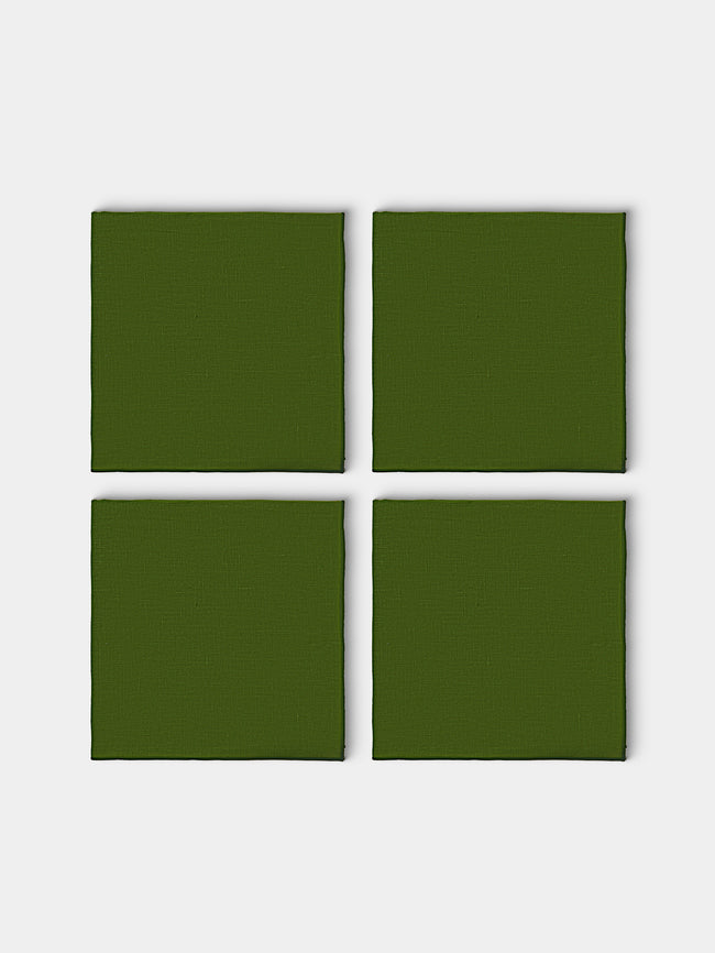 Borgo delle Tovaglie - Filo Linen Extra Large Napkins (Set of 4) - Green - ABASK - 