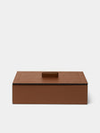 Giobagnara - Sally Leather Trinket Box - Brown - ABASK - 