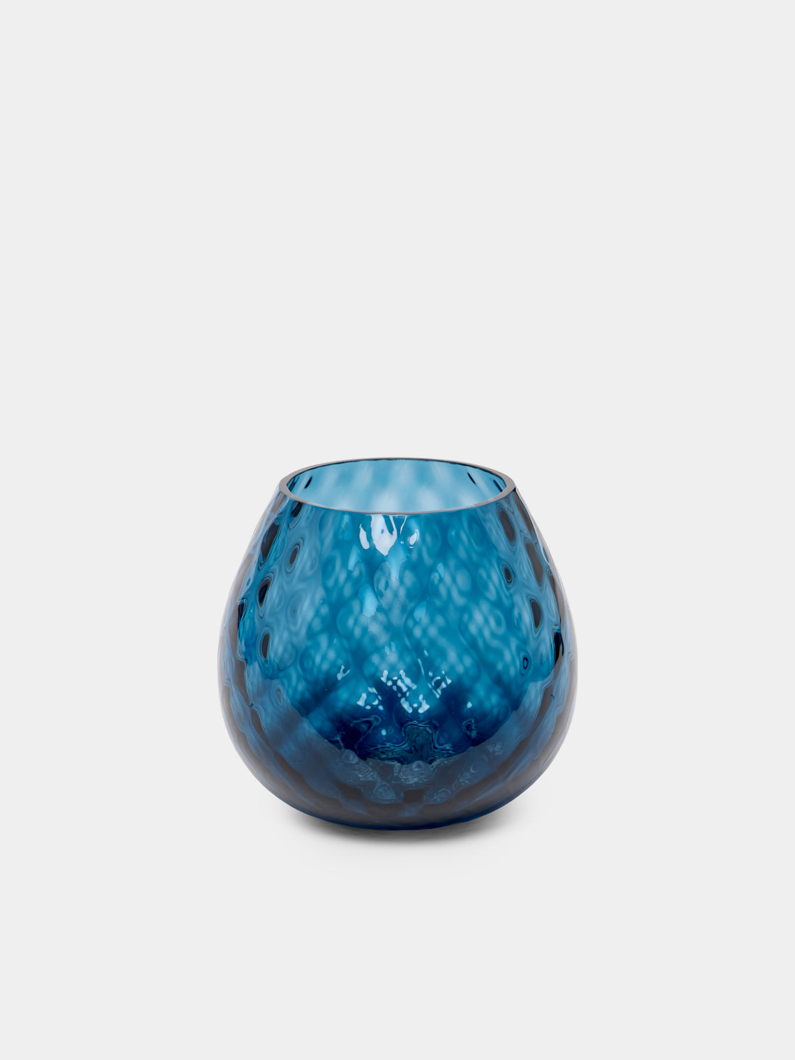 NasonMoretti - Macrame Tealight Holders (Set of 4) - Blue - ABASK