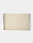 Pinetti - Giove Leather Tray (21in/53cm) - Cream - ABASK - 