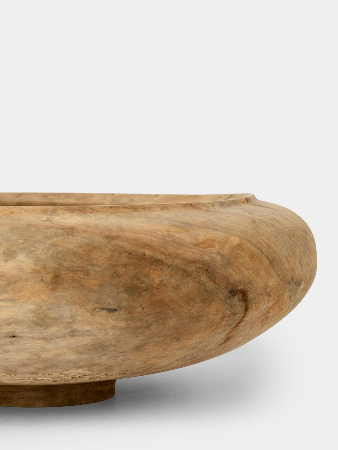 Iida Woodturning - Hand-Turned Dogwood Earth-Finish Bowl - Brown - ABASK