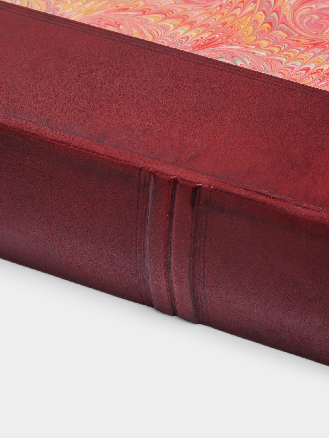 Giannini Firenze - Hand-Marbled Leather Bound Photo Album -  - ABASK