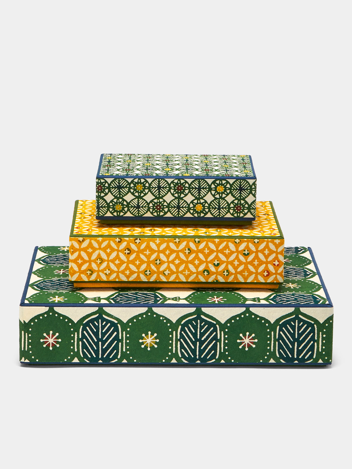 Keijusha - Washi Treasure Boxes (Set of 3) - Multiple - ABASK