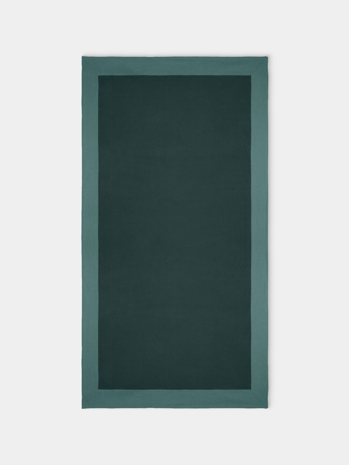 Borgo delle Tovaglie - Bauhaus Linen Extra Large Rectangular Tablecloth - Navy - ABASK