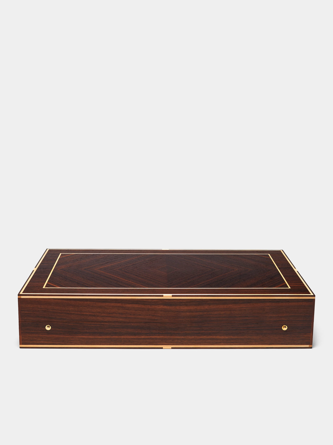 Elie Bleu - Indian Rosewood Marquetry Backgammon Set - Brown - ABASK