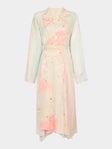 Considered Objects - Irregular Hand-Stitched Silk Robe - Green - ABASK - 