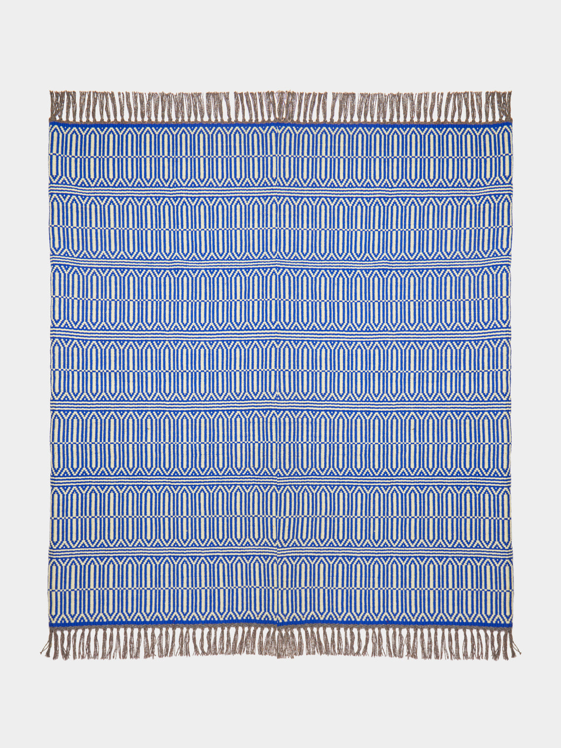 Fábrica Alentejana de Lanifícios - Handwoven Wool Rug with Fringe -  - ABASK - 