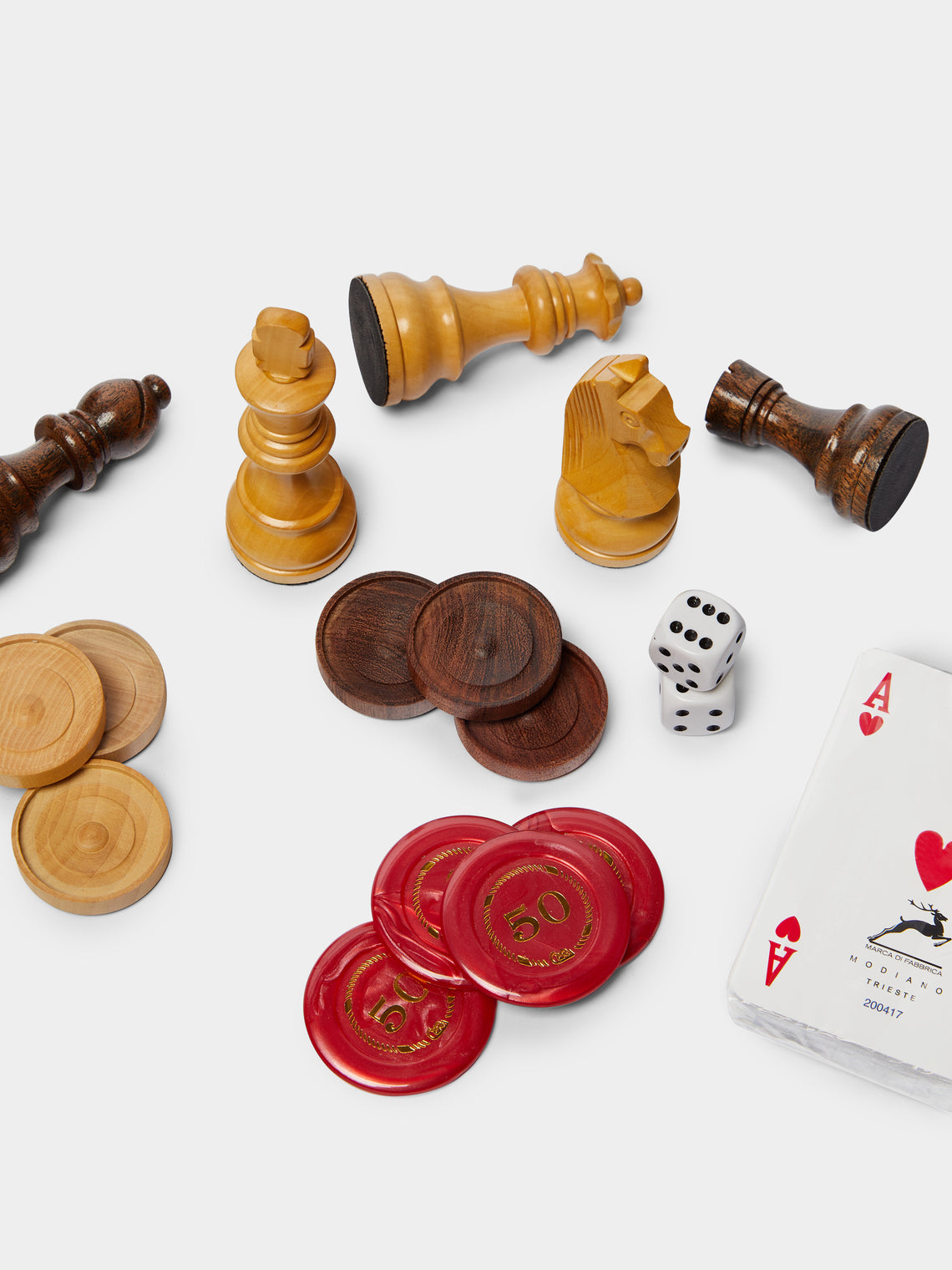 Renzo Romagnoli - Mirage Leather Chess and Poker Games Compendium -  - ABASK