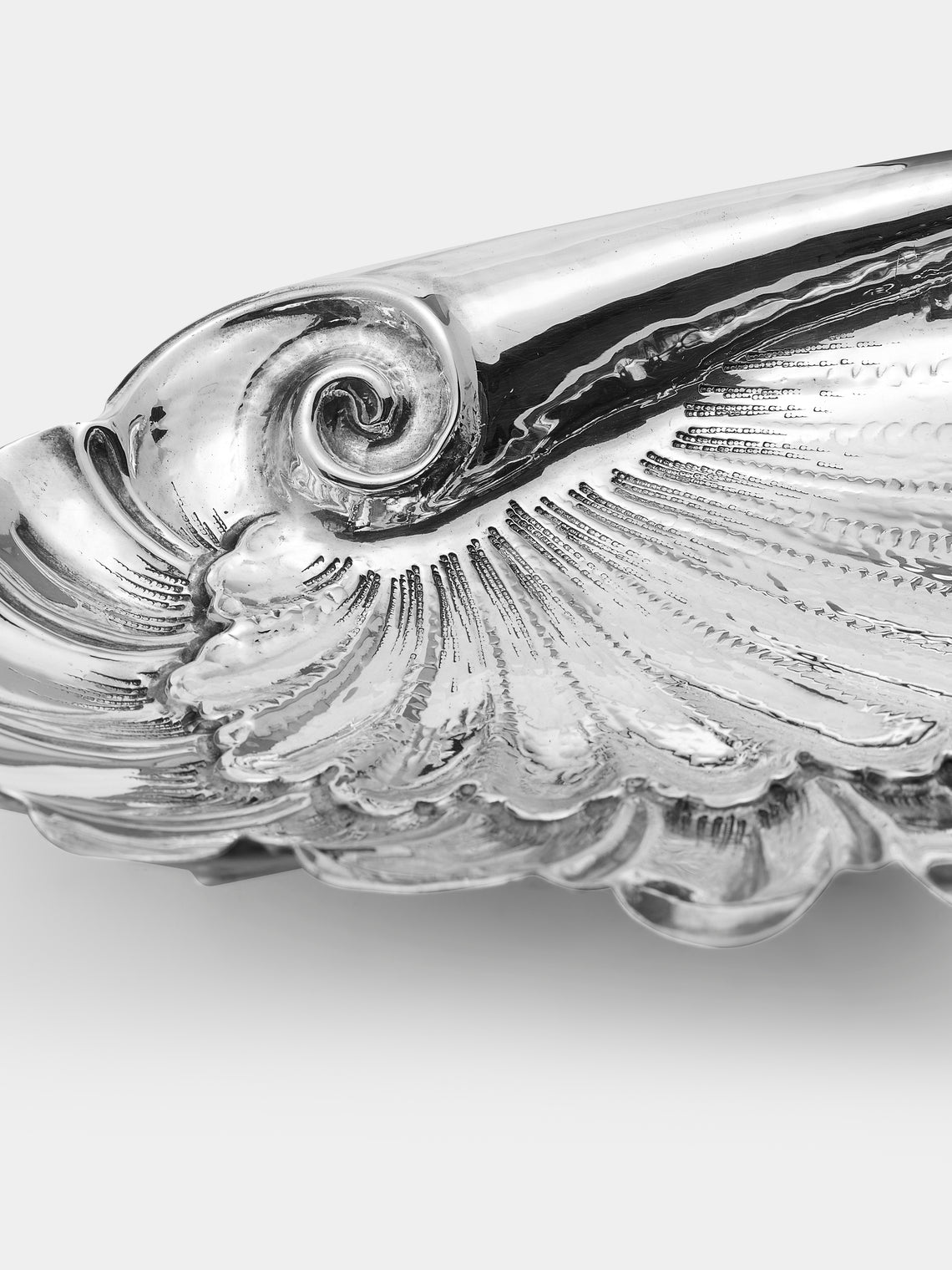 Antique and Vintage - 1940s Silver Shell -  - ABASK