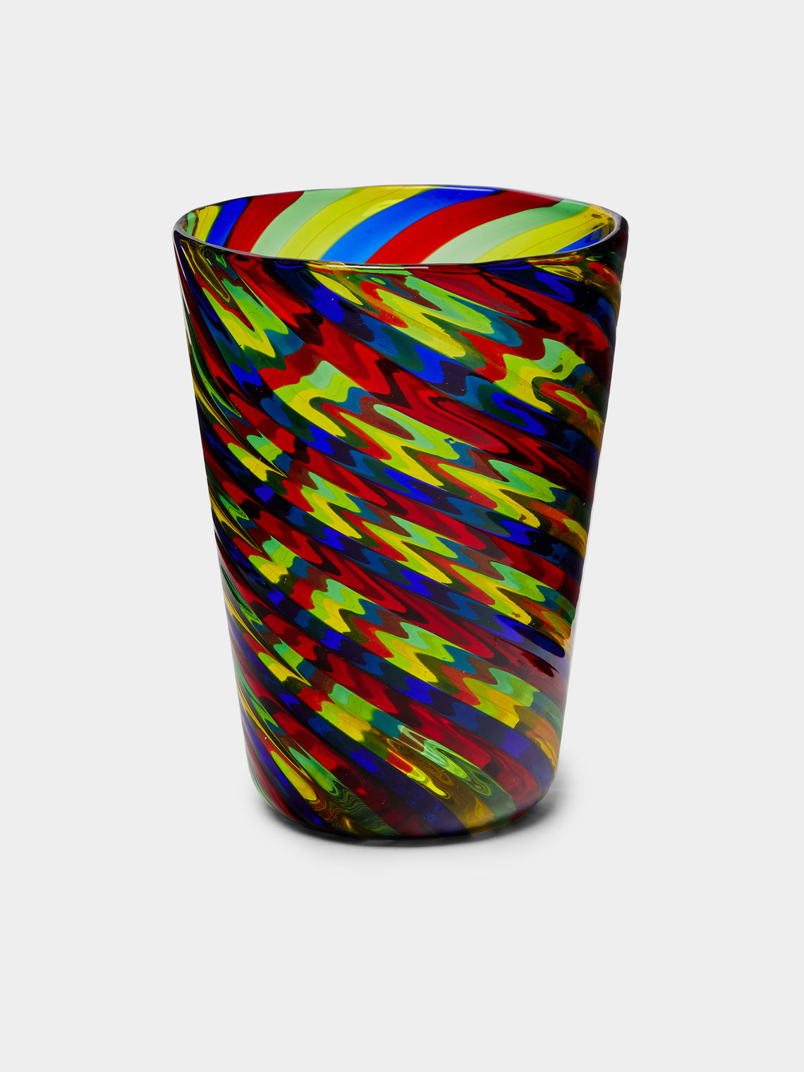 F&M Ballarin - Filigrana Hand-Blown Murano Glass Tumblers (Set of 6) -  - ABASK