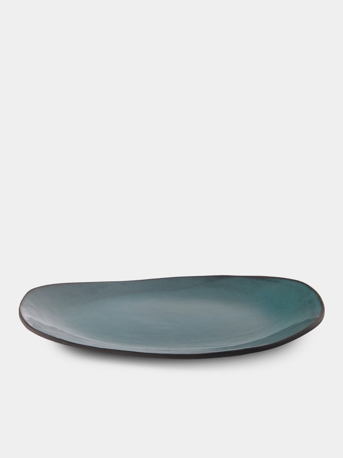 Hana Karim Studio - Hand-Built Stoneware Mixed Platters (Set of 3) - Green - ABASK
