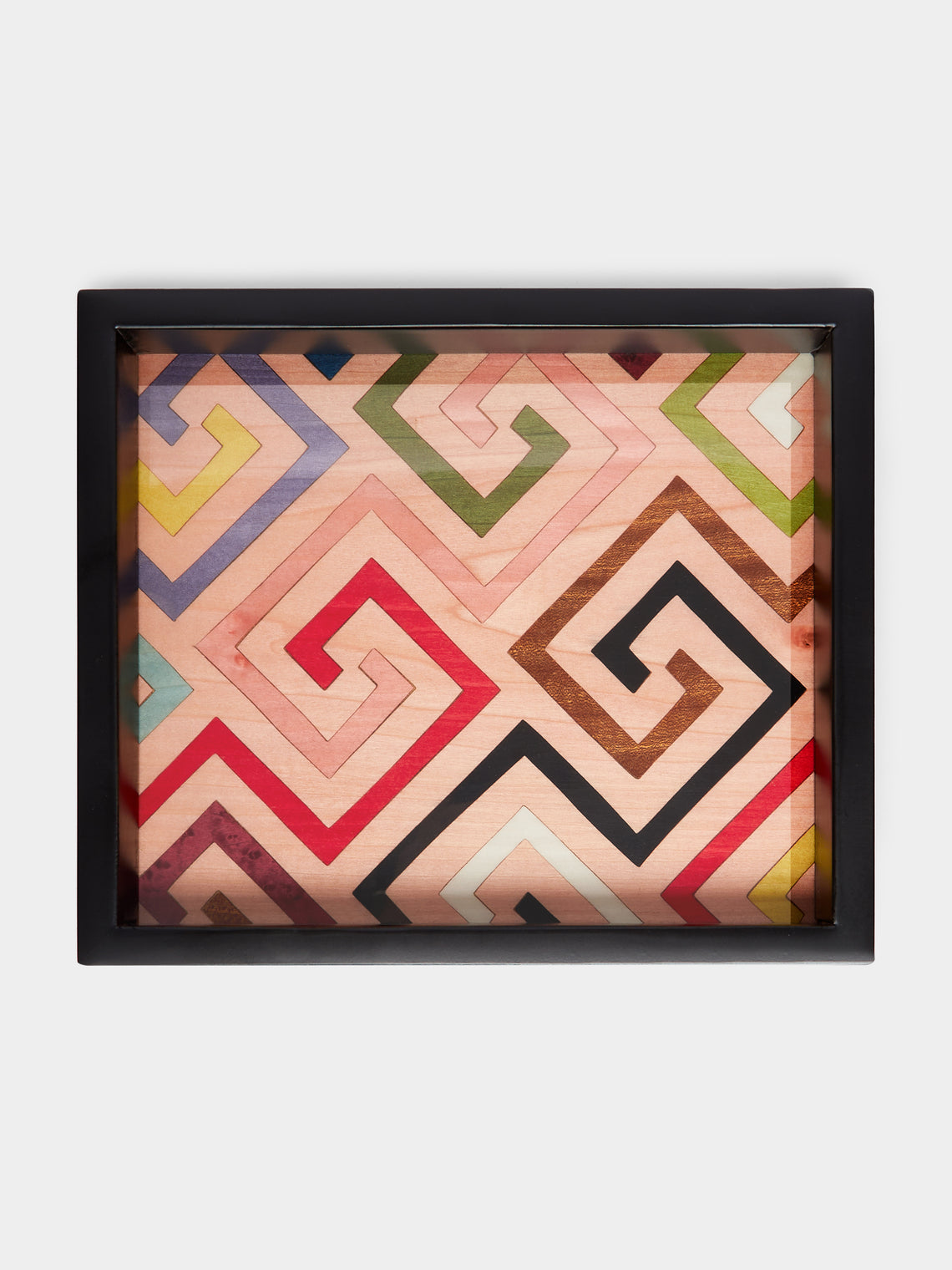 Biagio Barile - Labyrinth Wood Inlay Tray -  - ABASK - 