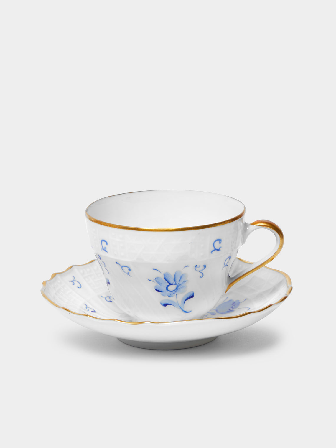 Antique and Vintage - 1960s Lorenz Hutschenreuther Hand-Painted Porcelain Tea & Coffee Set (Set of 26) -  - ABASK