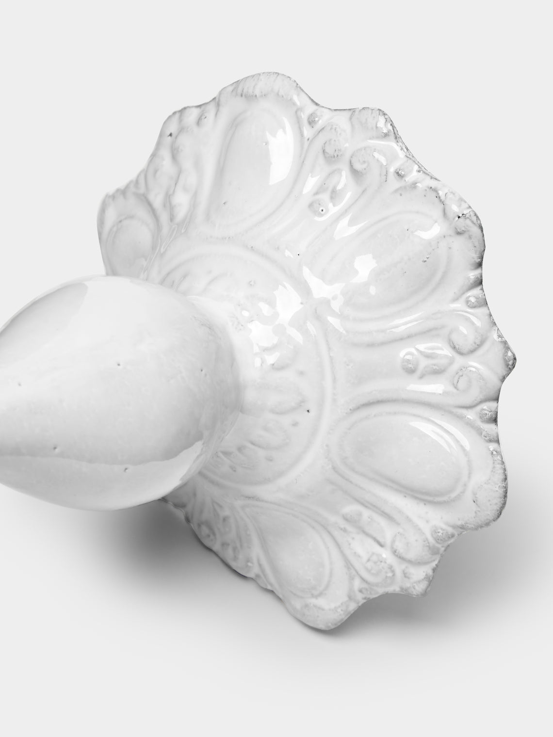 Astier de Villatte - Isis Hand-Glazed Ceramic Candlestick -  - ABASK