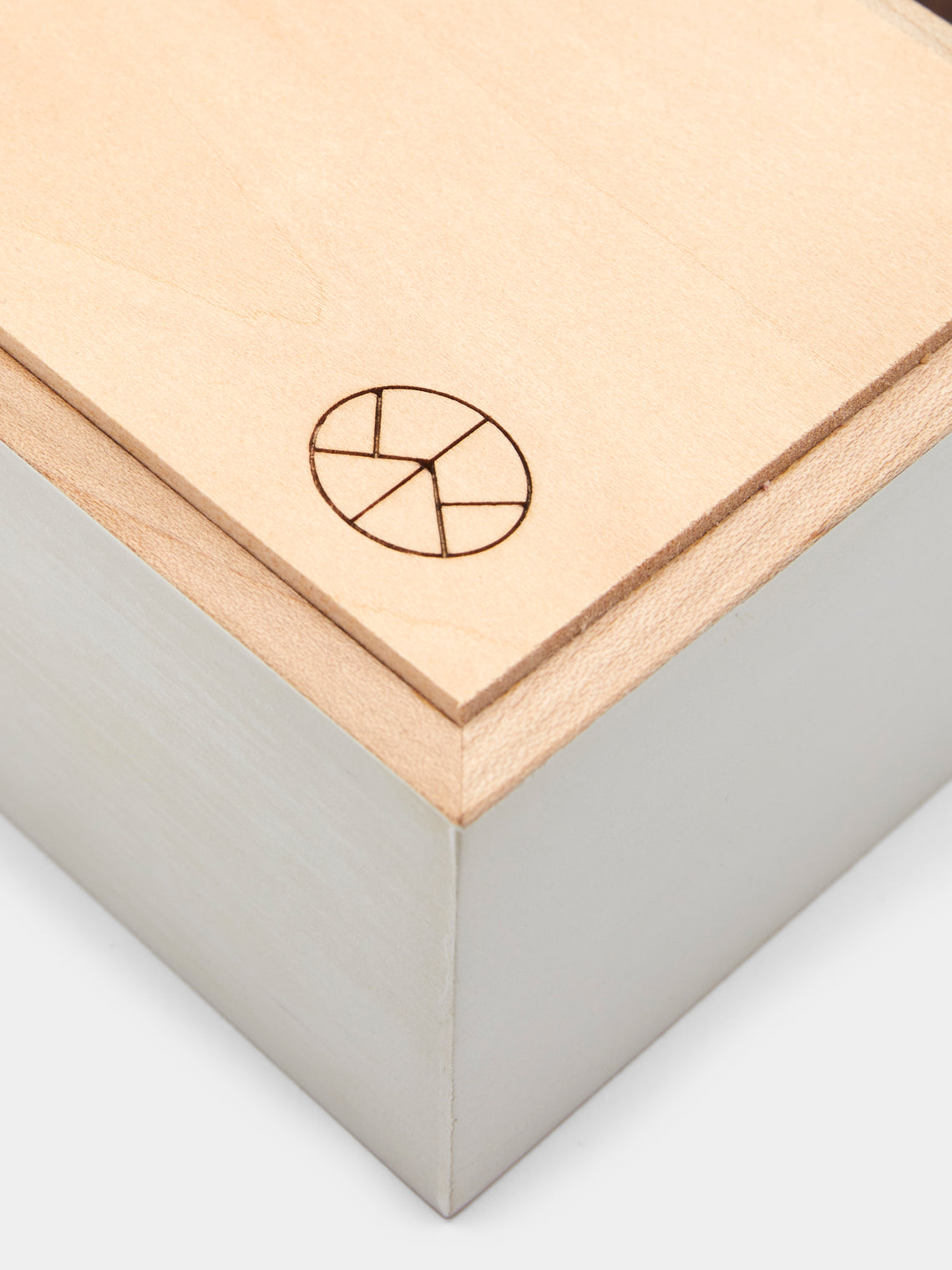 Matthew Kenney - Wood Small Desk Tidy - Cream - ABASK