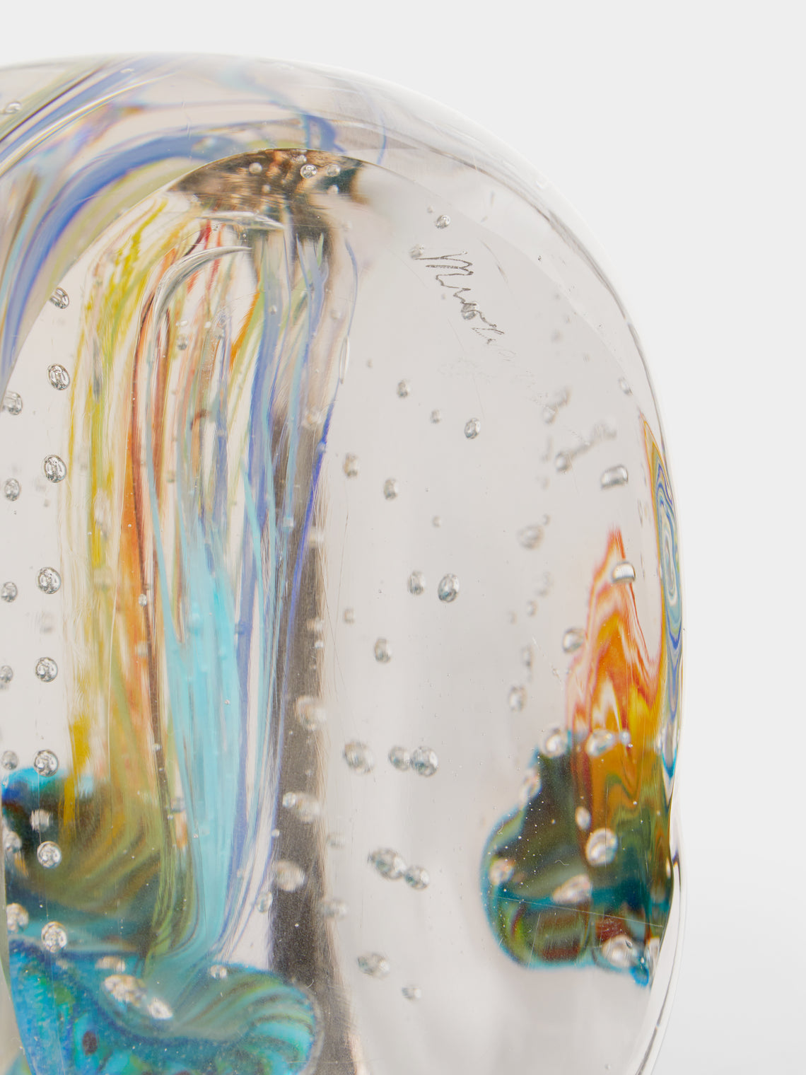 Antique and Vintage - 1980s Jellyfish Murano Glass Paperweight -  - ABASK