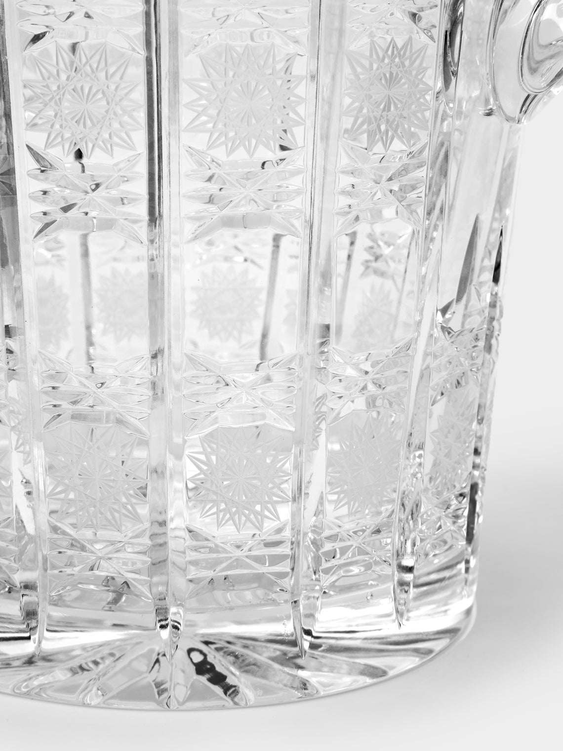 Antique and Vintage - 1970 Engraved Crystal Ice Bucket -  - ABASK