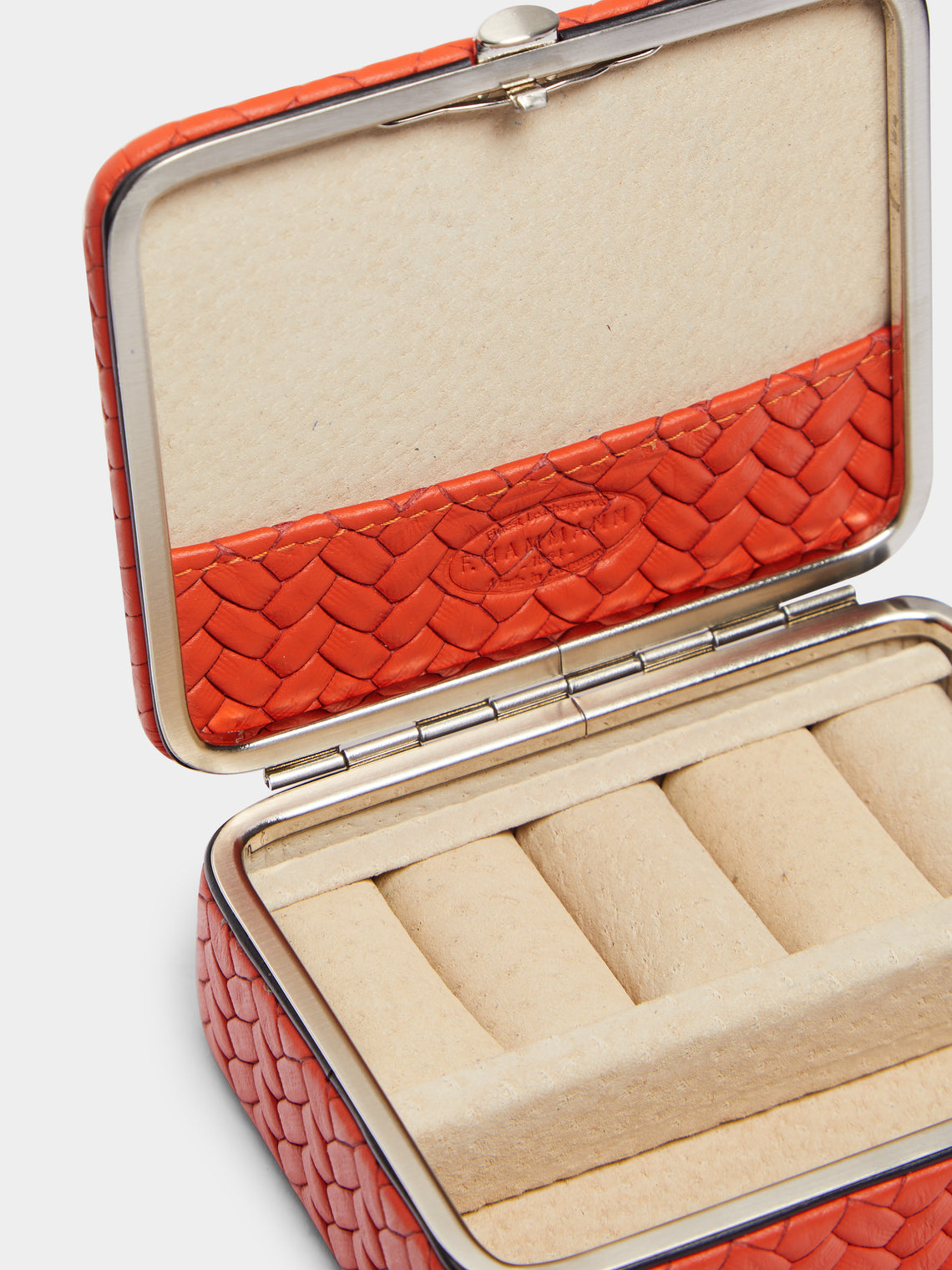 F. Hammann - Leather Travel Jewellery Box -  - ABASK