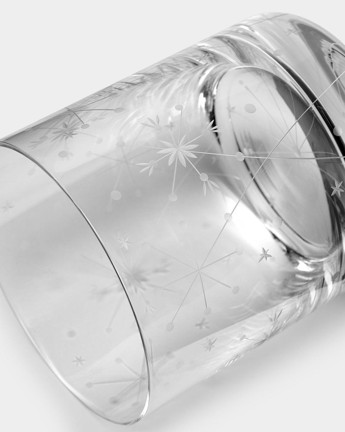 Artel - Fireworks Hand-Engraved Crystal Double Old Fashioned Glass -  - ABASK