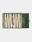 Renzo Romagnoli - Leather Travel Backgammon Set -  - ABASK - 