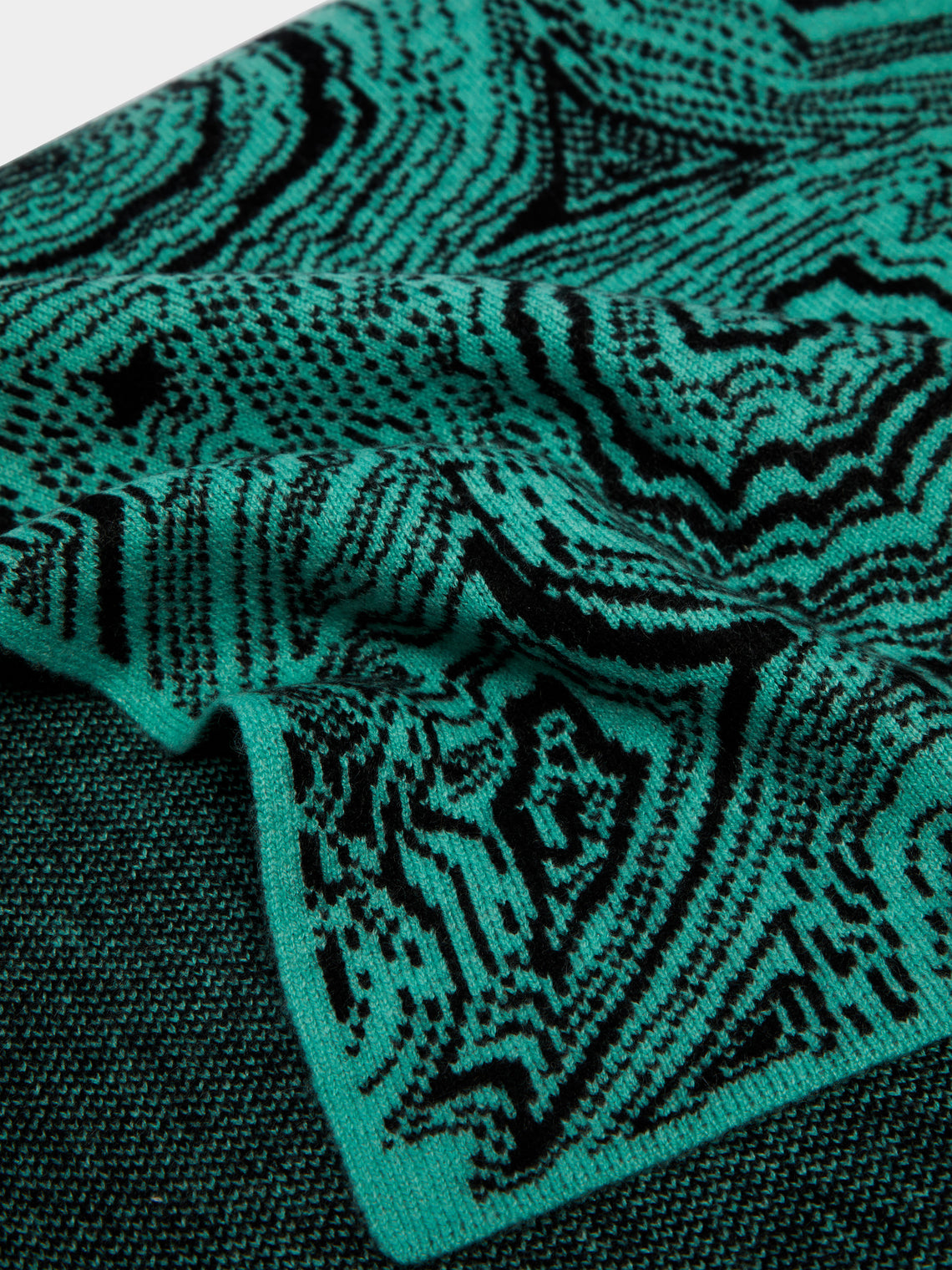 Saved NY - Malachite Cashmere King-Size Bedspread -  - ABASK