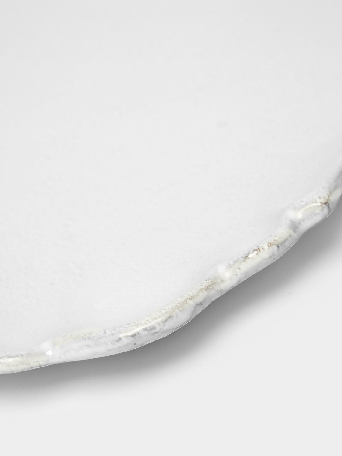 Astier de Villatte - Victor Hand-Glazed Ceramic Medium Platter -  - ABASK