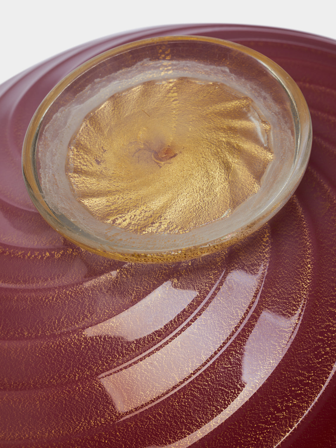 Antique and Vintage - 1950s Flavio Poli for Seguso Vetri d'Arte Murano Glass Bowl -  - ABASK