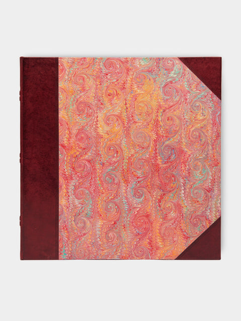 Giannini Firenze - Hand-Marbled Leather Bound Photo Album -  - ABASK - 