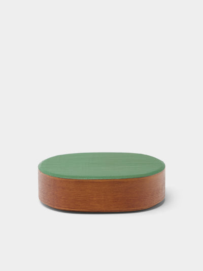 Huh Myoung Wook - Ottchil Ash Large Lidded Pot - Green - ABASK - 