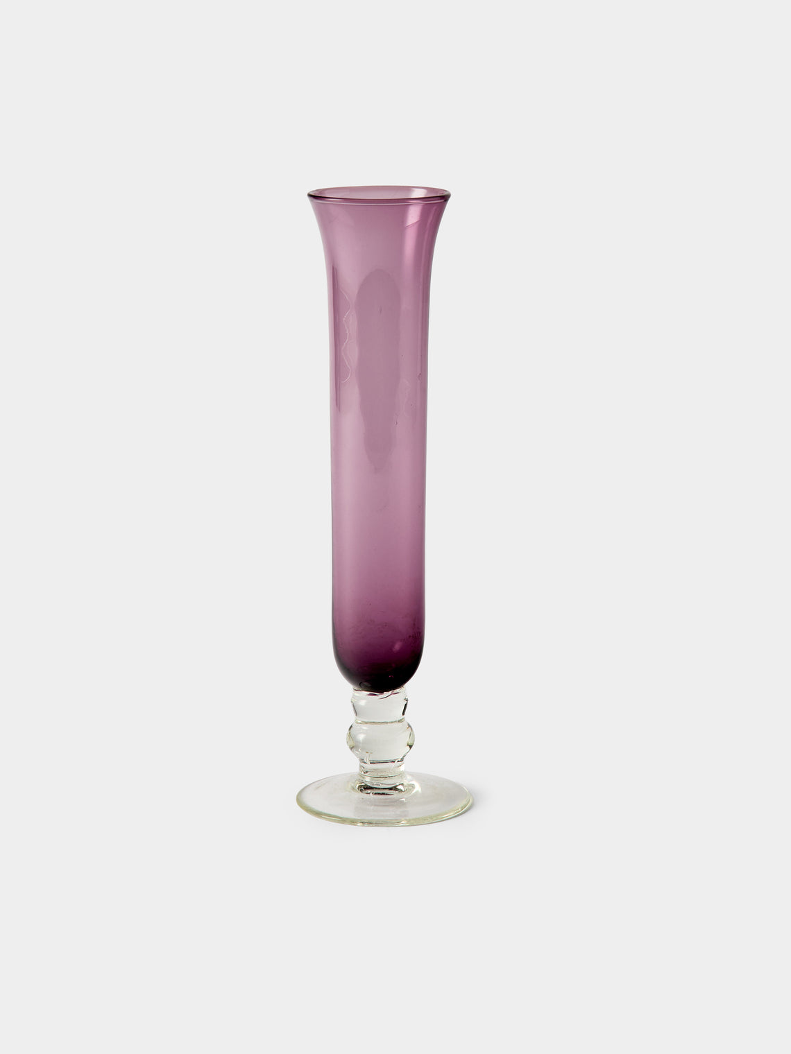 Antique and Vintage - Mid-Century Glass Bud Vases (Set of 8) - Purple - ABASK