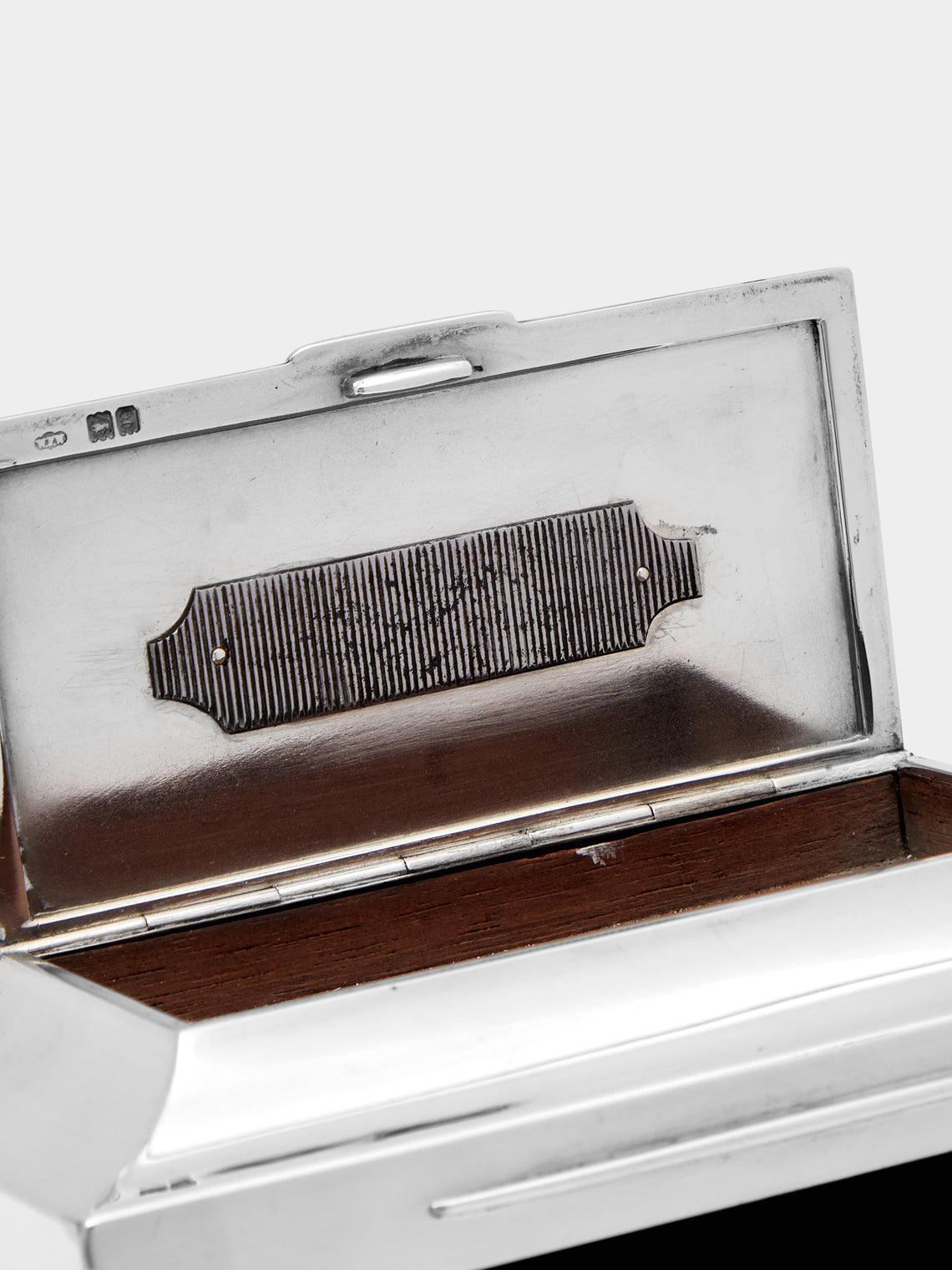 Antique and Vintage - 1960s Sterling Silver Double Cigar Box -  - ABASK
