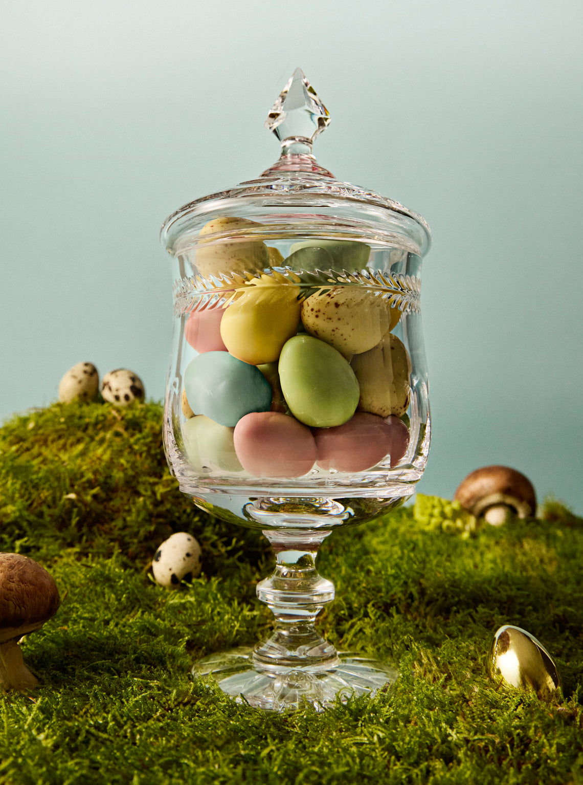 Cristallerie De Montbronn - Chenonceaux Hand-Blown Crystal Candy Jar - Clear - ABASK