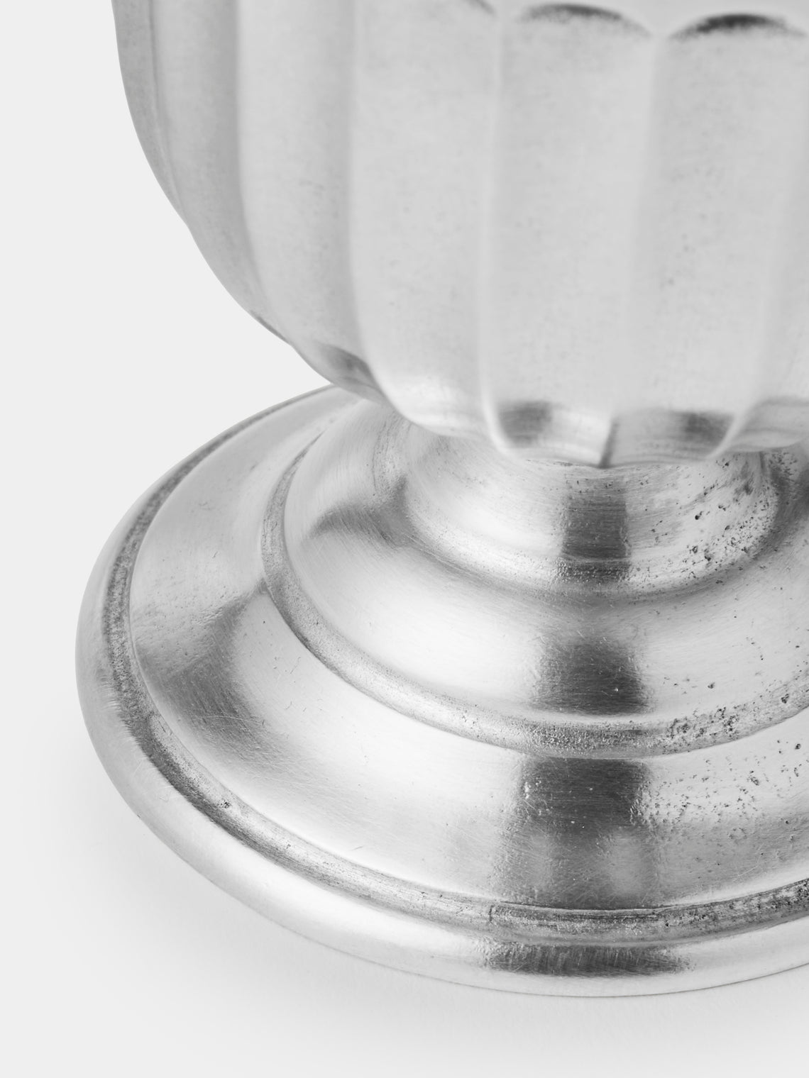 Cosi Tabellini - Impero Pewter Toothbrush Holder - Silver - ABASK